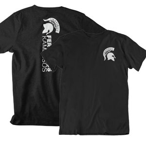 George Kambosos Jr Team Ferocious Kambosos Logo Front & Back Unisex T-Shirt Black