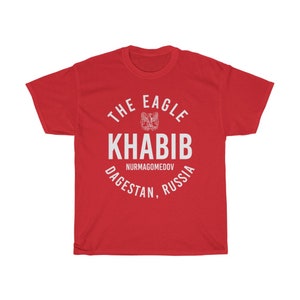 The Eagle Khabib Graphic Unisex T-Shirt Red