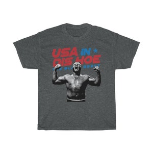 USA in dis Hoe Derrick Lewis MMA Fighter Graphic Unisex T-Shirt Dark Heather