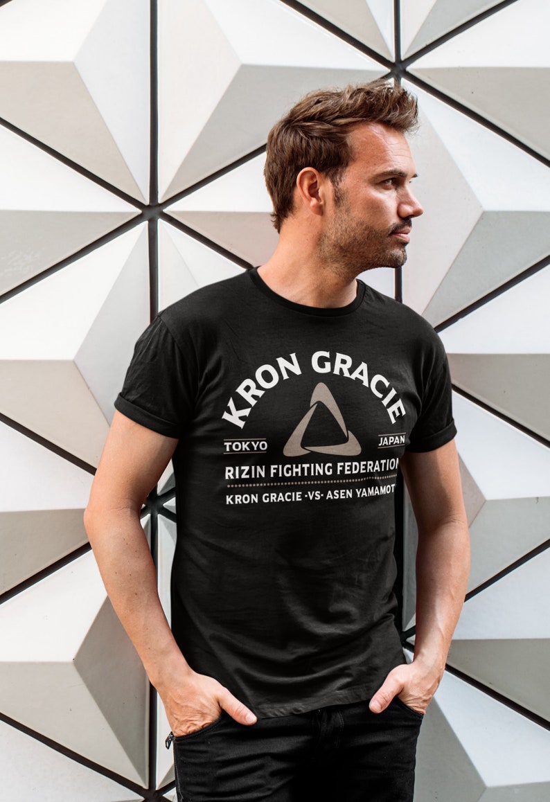 Kron Gracie Tokyo Japan Graphic Unisex T-Shirt Black