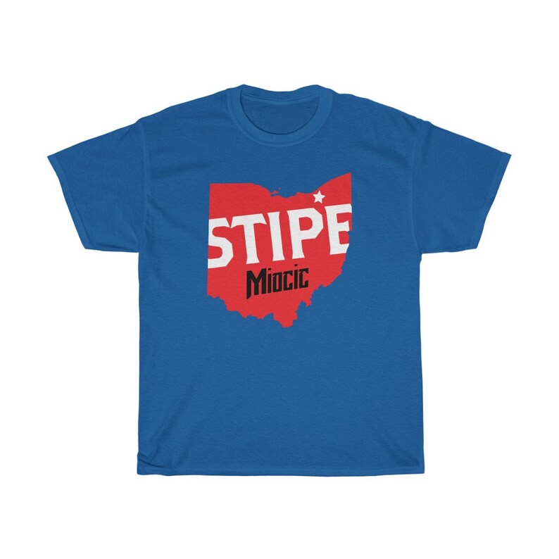 Stipe Miocic Ohio Pride MMA Fighter Wear Graphic Unisex T-Shirt Royal