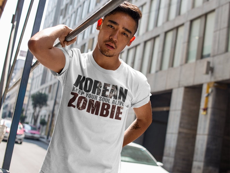 Korean Zombie Keep Your Soul Alive Graphic Unisex T-Shirt image 1