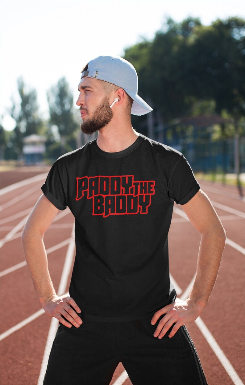 Paddy The Baddy MMA Graphic Fighter Wear Unisex T-Shirt Black