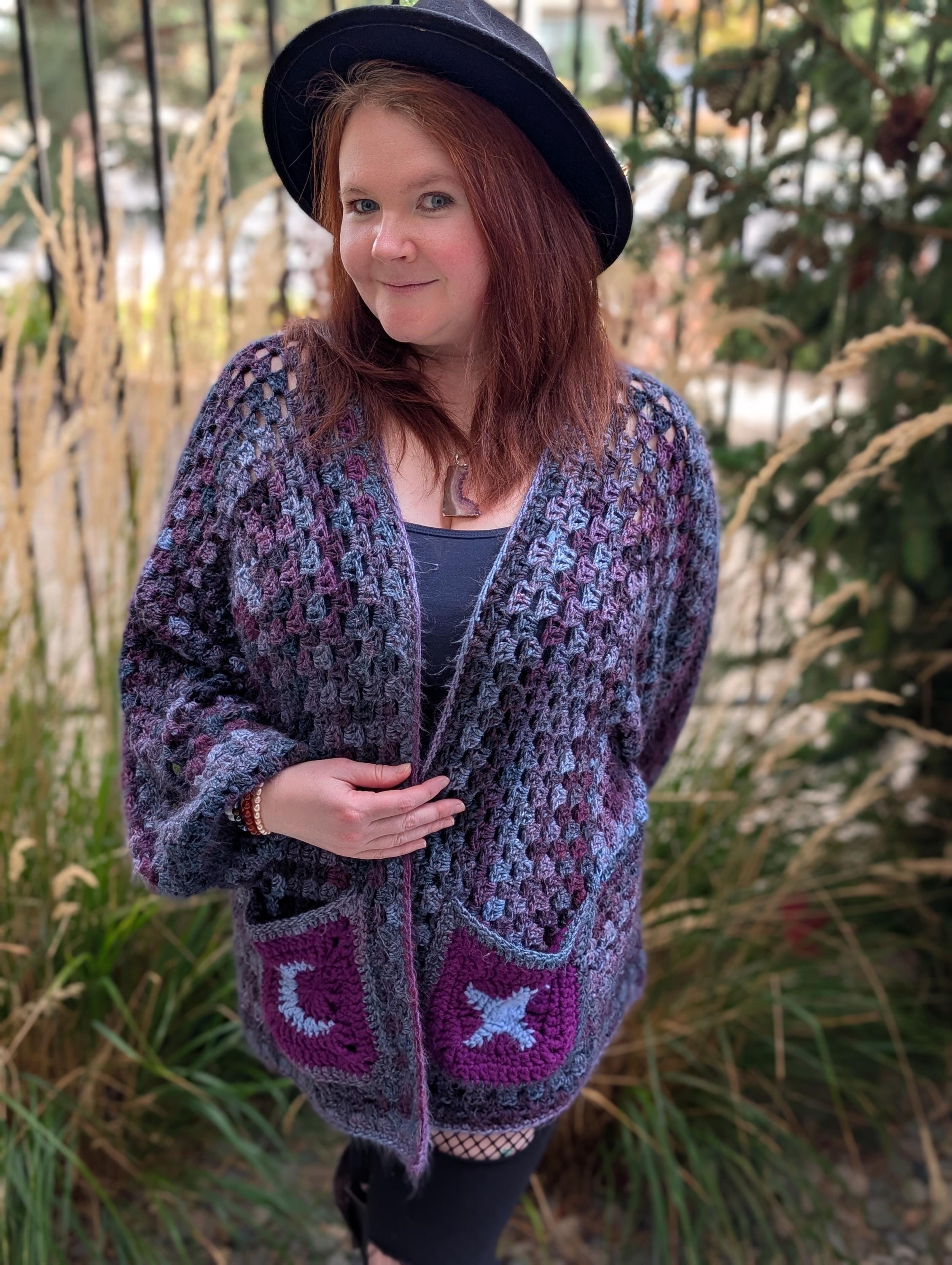 美品✨ ロージーモンスター viola crochet cardigan 完売品 Celestial Dreams Cardigan - Oversized, Crochet, Granny Hexagon