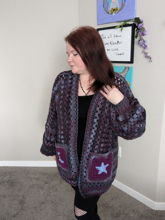 [ROMANTIC CROWN]★HAND STITCH ROUND CARDIGAN ☆関税込☆ROMANTIC CROWN☆HAND STITCH ROUND CARDIGAN☆