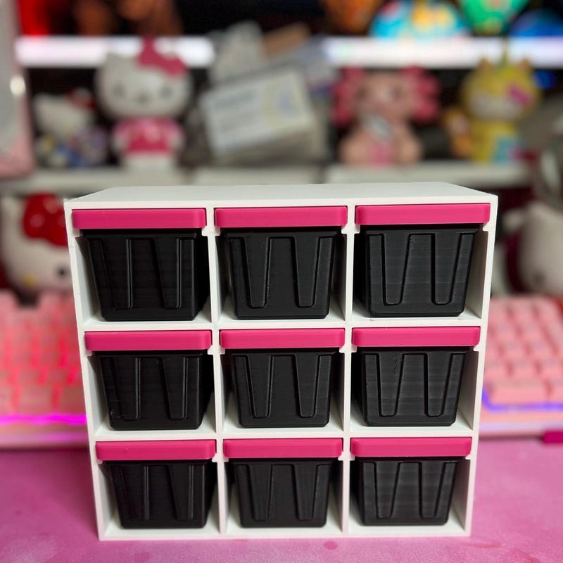 Mini Storage Boxes Rack Mini Tote Storage Rack - Etsy
