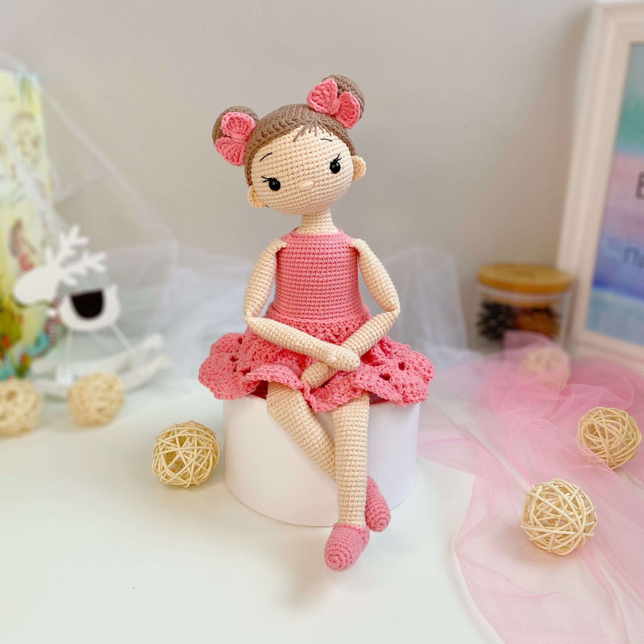 Amigurumi Ballerina doll Crochet Pattern PDF | Etsy