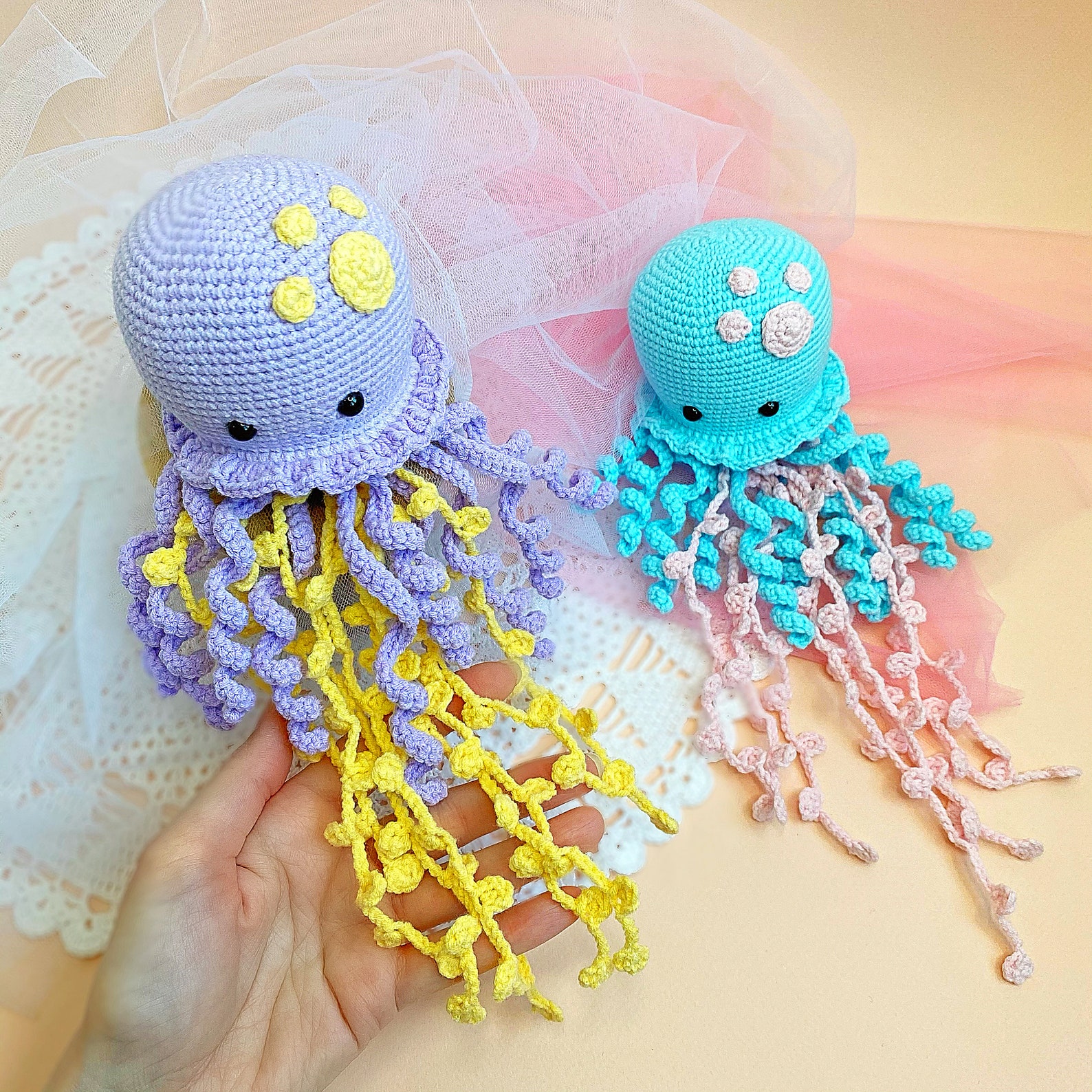 Amigurumi Jellyfish Pattern PDF Etsy