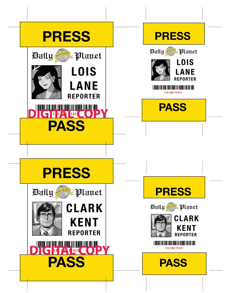 direct-downlaod-pdf-clark-kent-lois-lane-press-pass-for-etsy