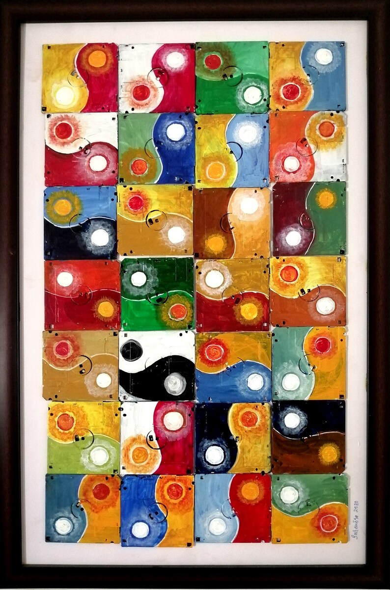 Handmade 3D Floppy disc Art Etsy