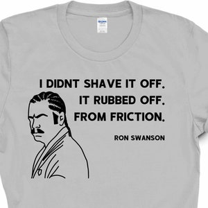 Mustache Ron Swanson Shirt