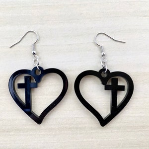 Christian Cross Earrings