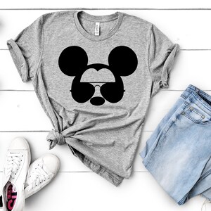 Mickey & Minnie Sunglasses Shirt, Mickey Aviator, Disney Family Shirts, Disney Vacation Shirts, Disney World, Disneyland Shirts