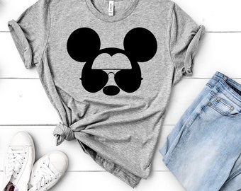 Mickey Mouse Aviator-zonnebrilshirt, Disney Family Vacation-T-shirt
