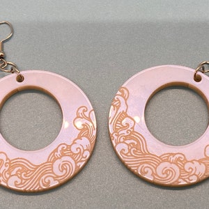 Iridescent Mandal Earrings