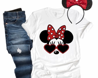 Minnie Mouse Sunglasses Shirt, Disney Tee
