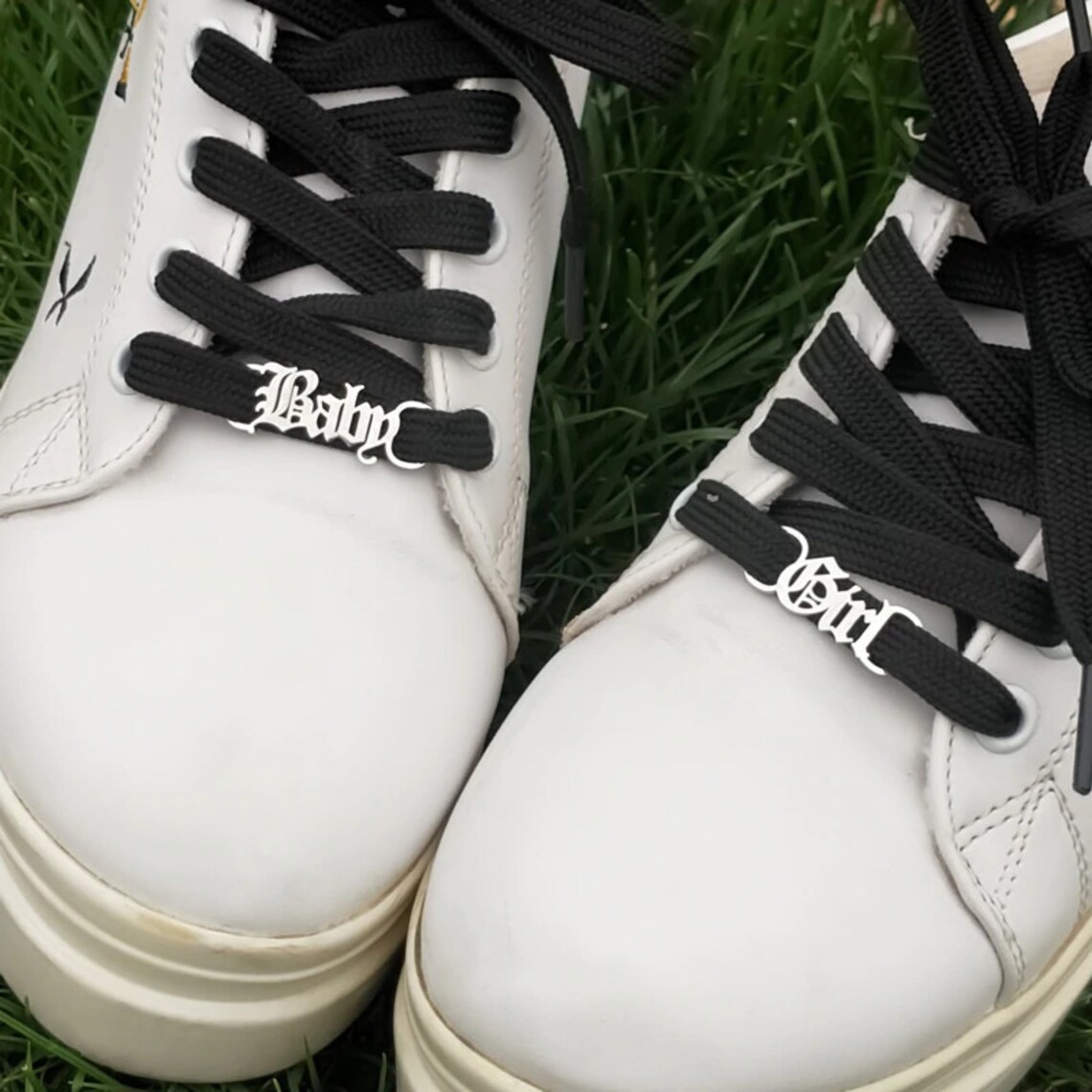 Custom Shoelace Buckle Pair Personalized Buckles Shoes Etsy