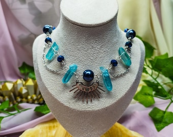 Blue Moon necklace