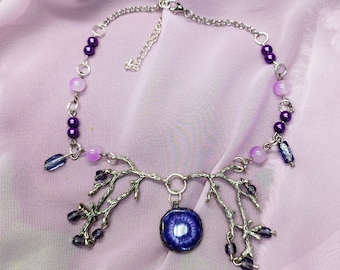 Purple Forest necklace