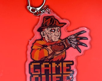 Freddy Game Over Keychain