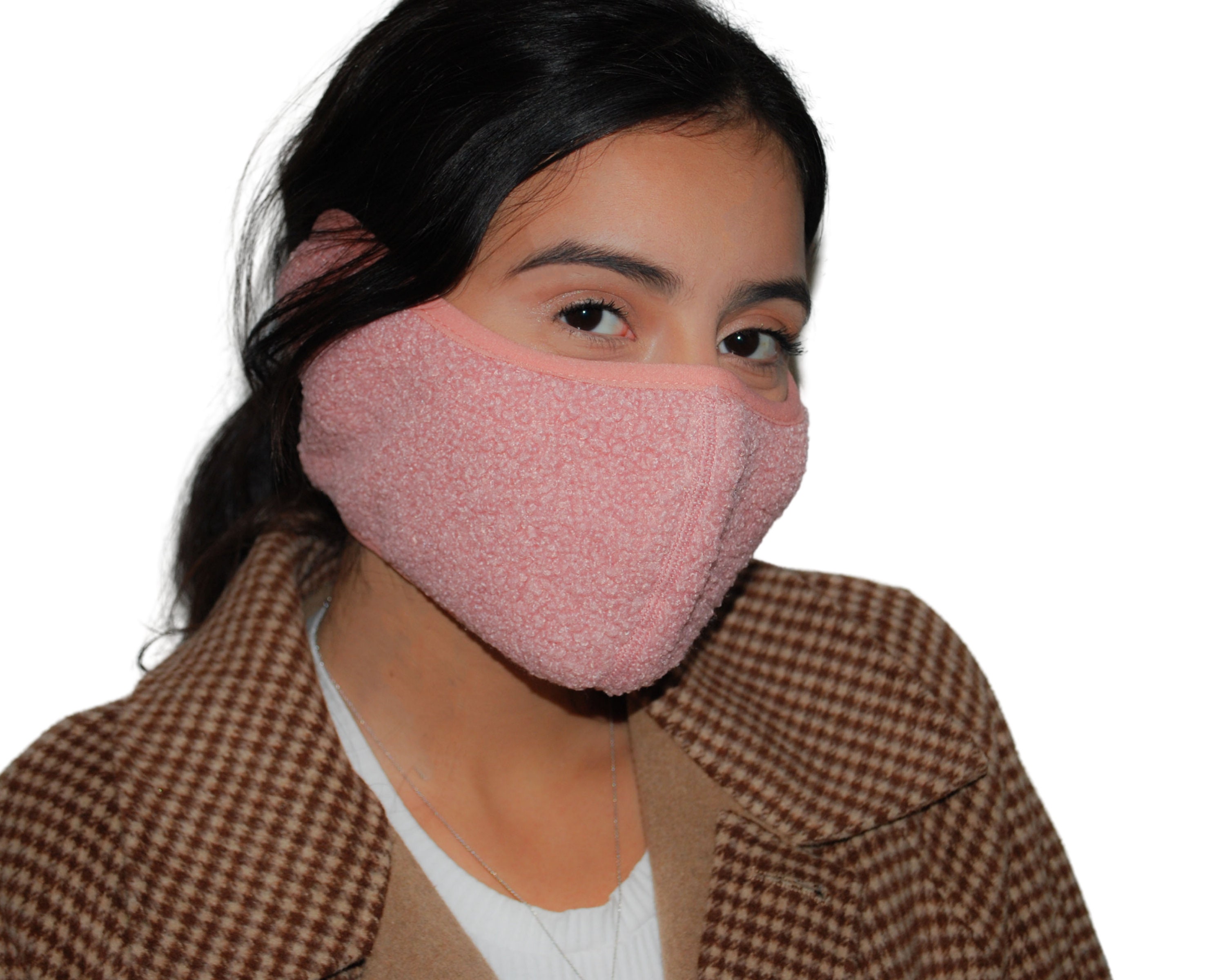 Winter Face Mask with Ear Muffs Warm Fleece for Winter Wear Etsy