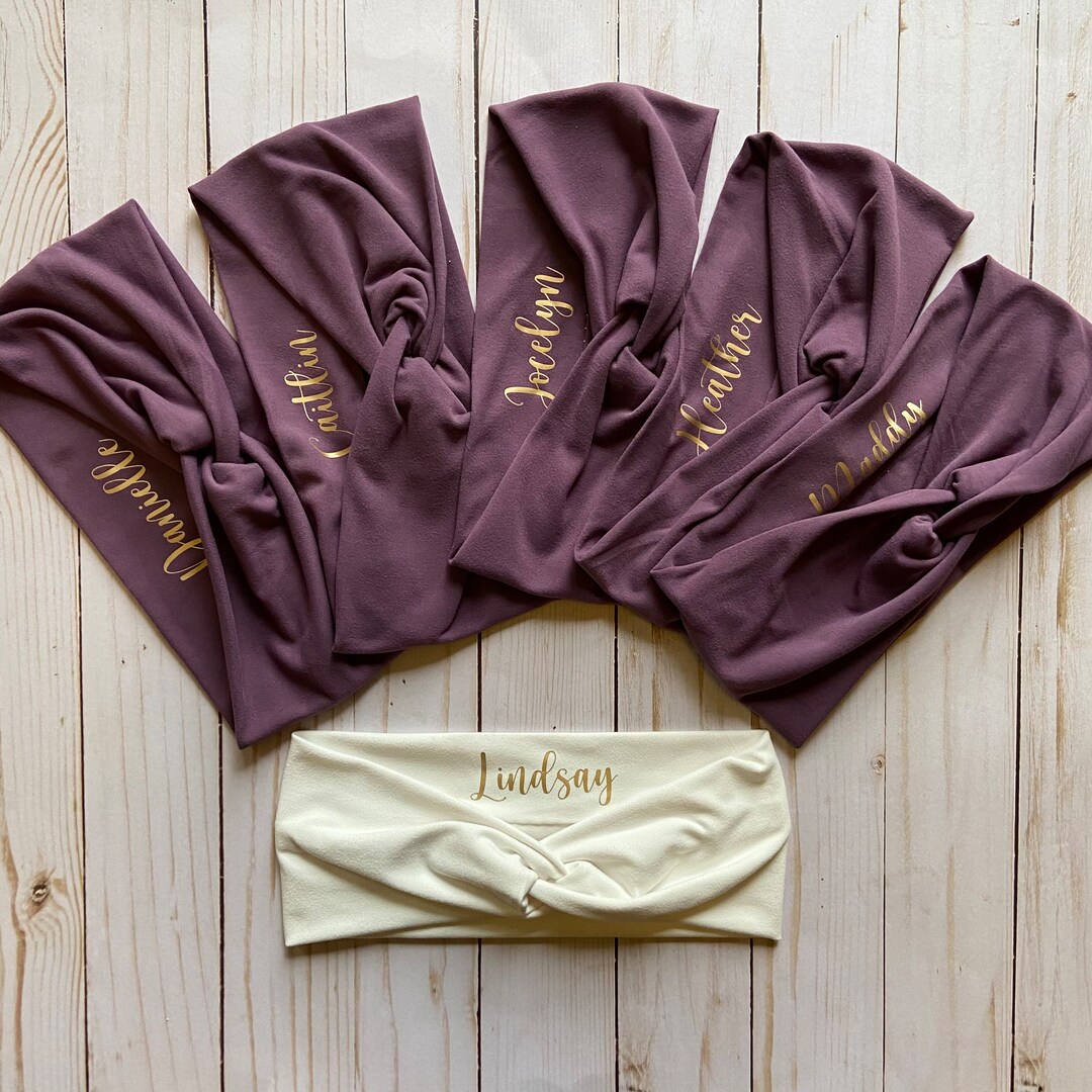Add Custom Names to Headbands Addon for Twisty Turban Etsy