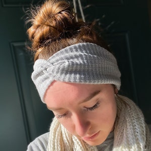 Cozy Winter Waffle Knit Twisty Turban Headband