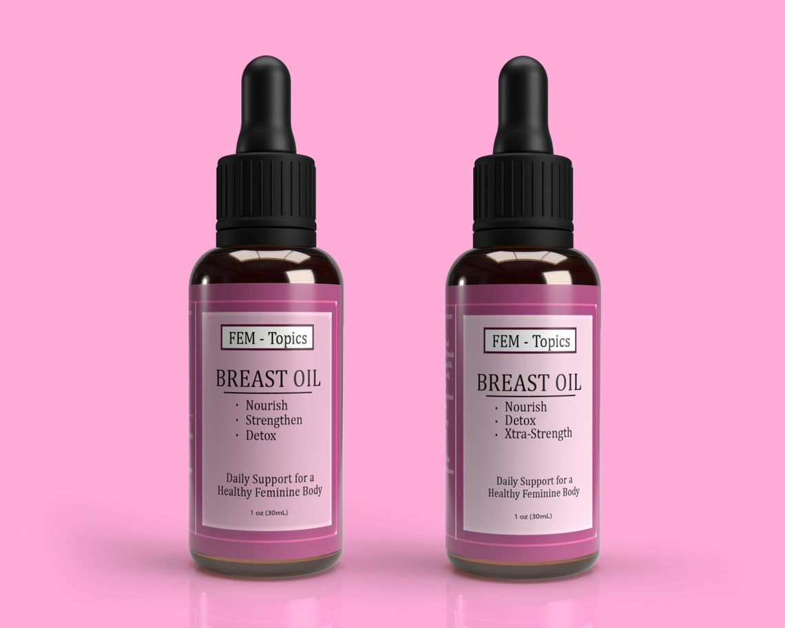 Breast Lymph Oil Extra Strength 100 Organic Herbal Oil Etsy