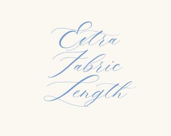 Extra fabric - Add extra 15-20"  length to the bottom of a sign!