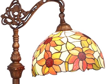 orange tripod floor lamp