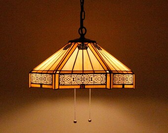 mission chandelier dining room