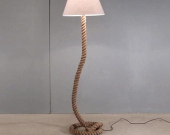 nautical rope floor lamp