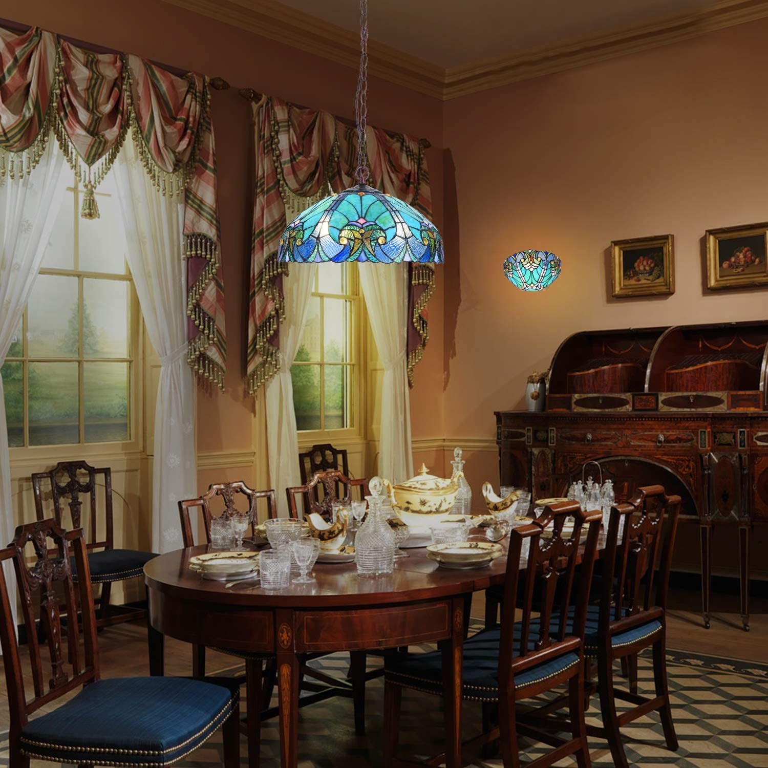 Handcrafted Tiffany Lighting Fixtures Tiffany Hanging Lamp 2 Etsy