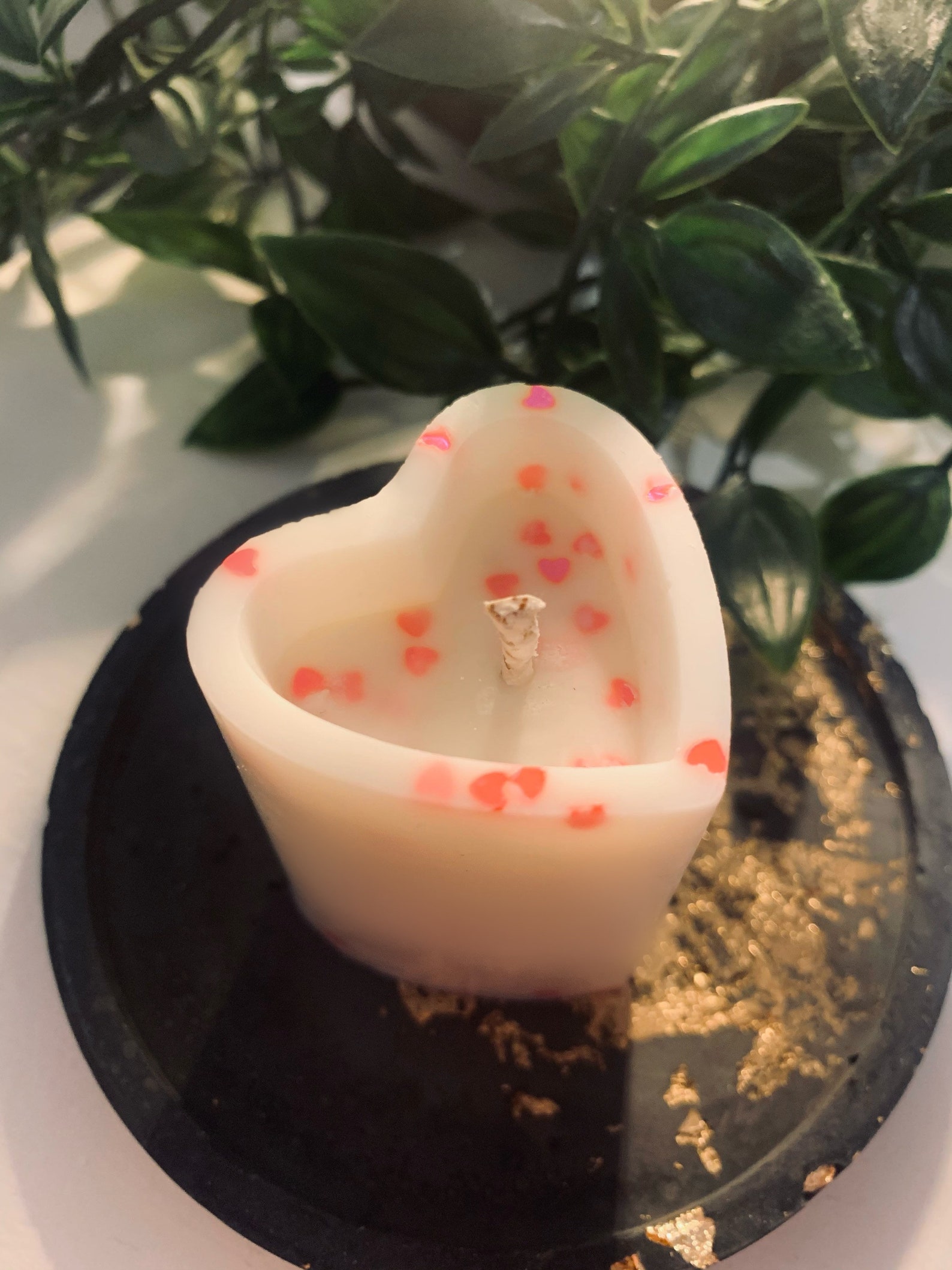 Heart Filled Heart Shaped Candles Etsy