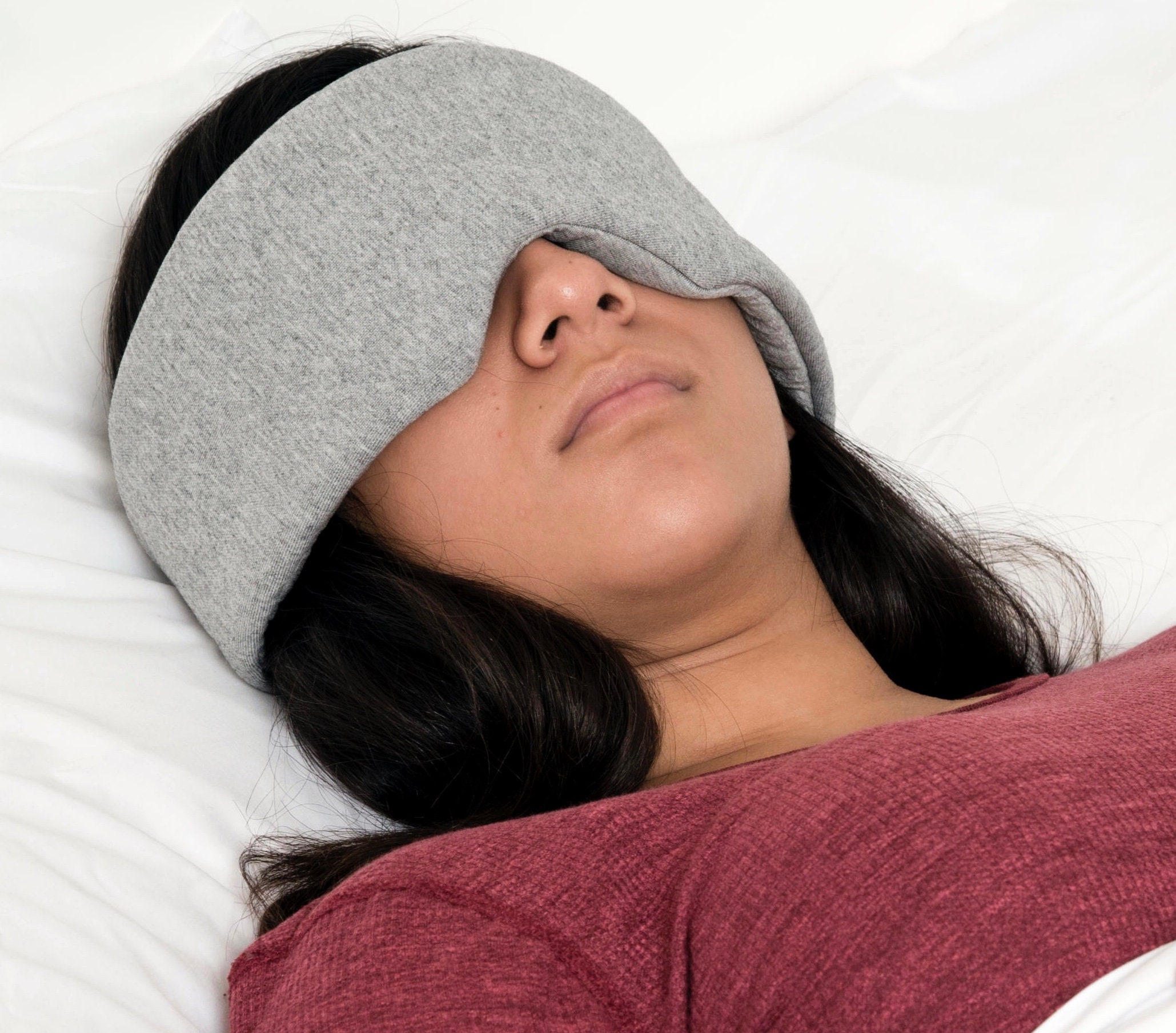 Plush 100 Handmade Cotton Sleep Mask With Travel Pouch & Etsy UK