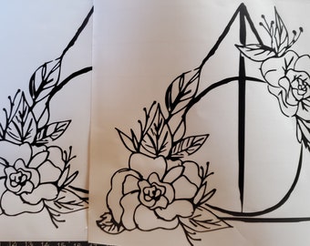 Free Free 344 Floral Deathly Hallows Svg Free SVG PNG EPS DXF File
