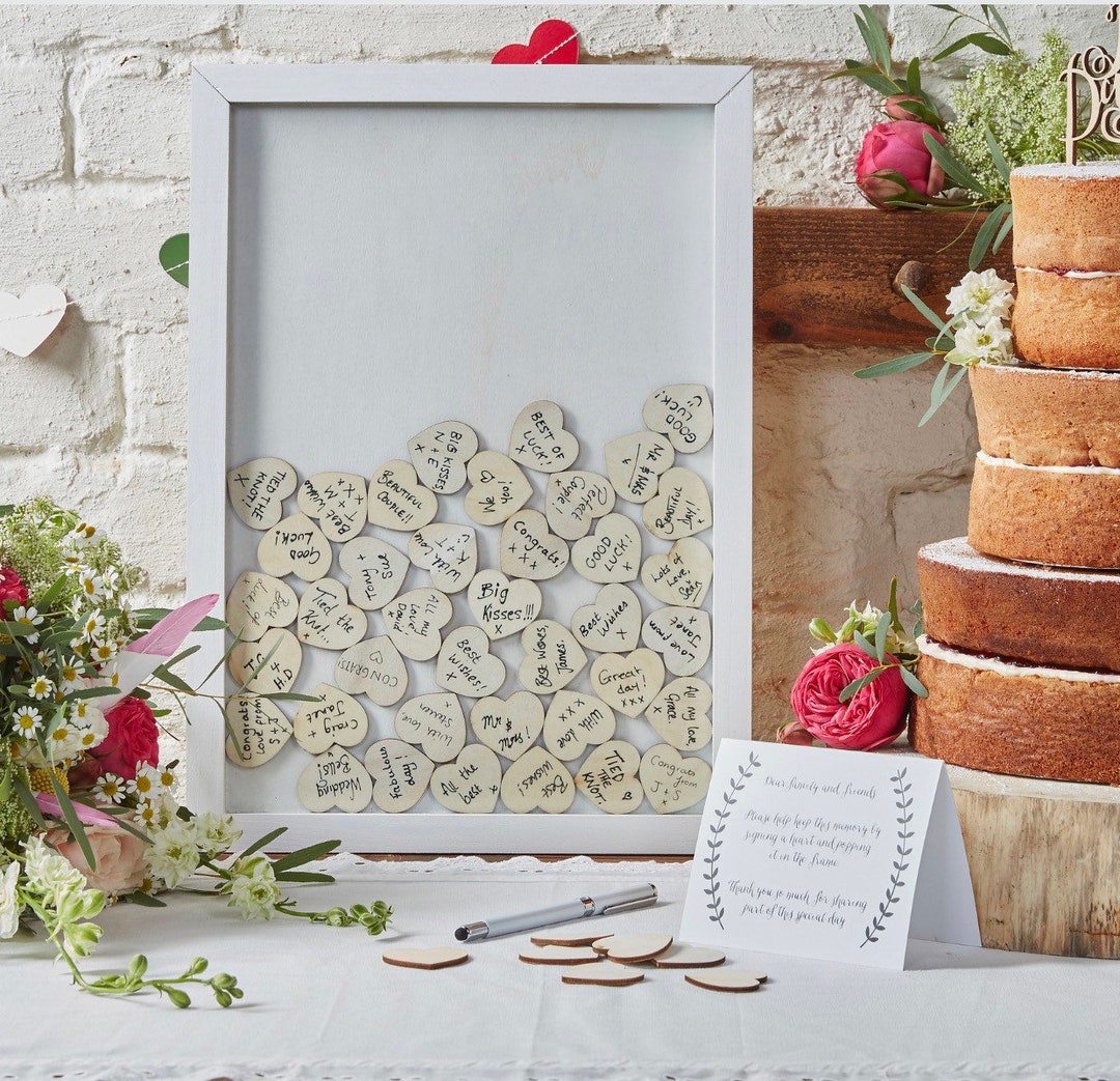 Wedding Guest Book , Frame Gust Book , Wedding Frame Guest Book ,guest