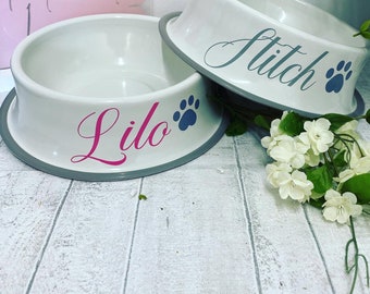 Personalised pet bowls ,cat,dog,rabbit,large bowls ,dogs,cats,rabbits,puppy,puppies,puppy bowl ,puppy gift,dog gift,cat gift,rabbit gift,