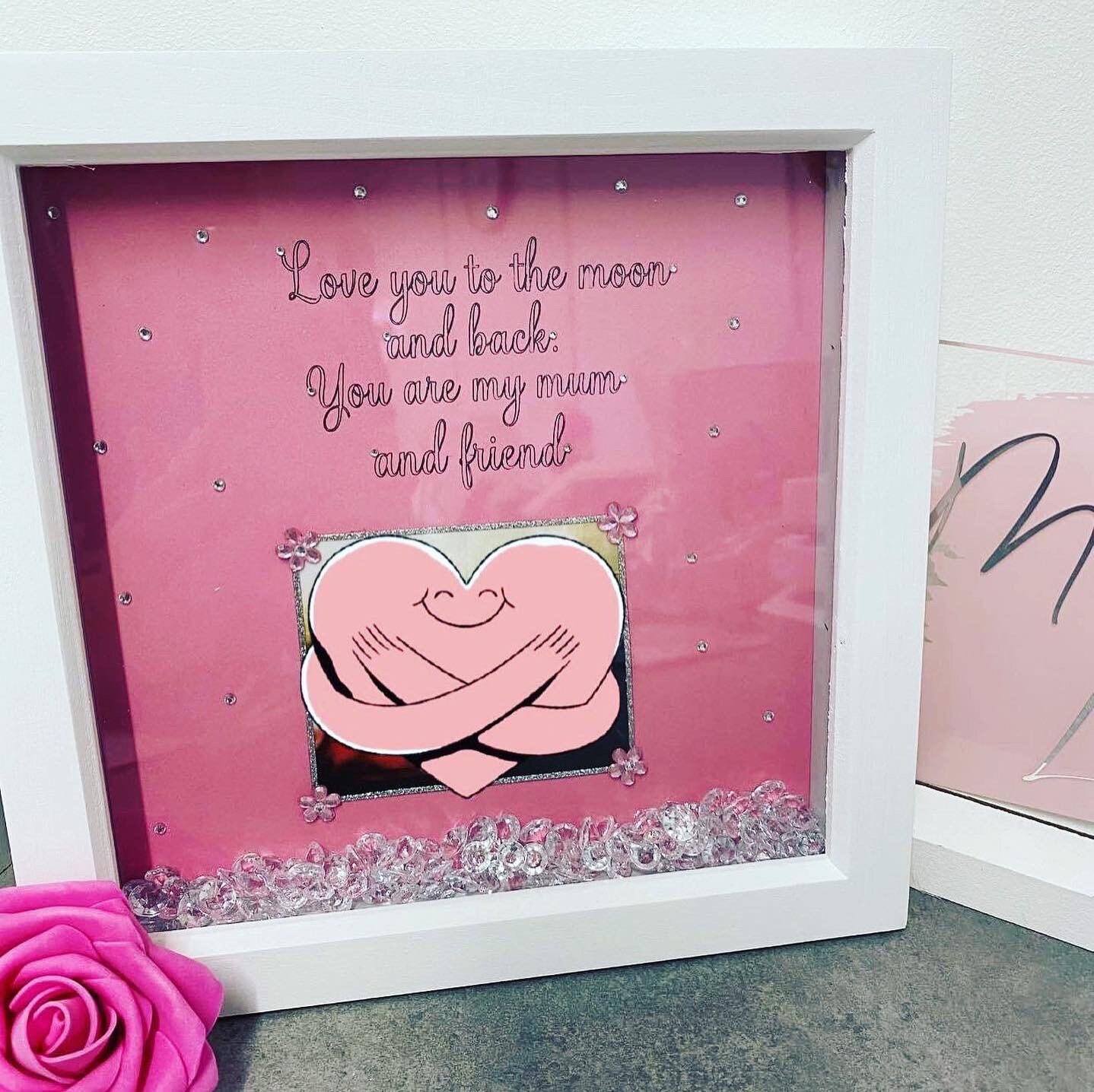 Photo frames with personalised message Etsy