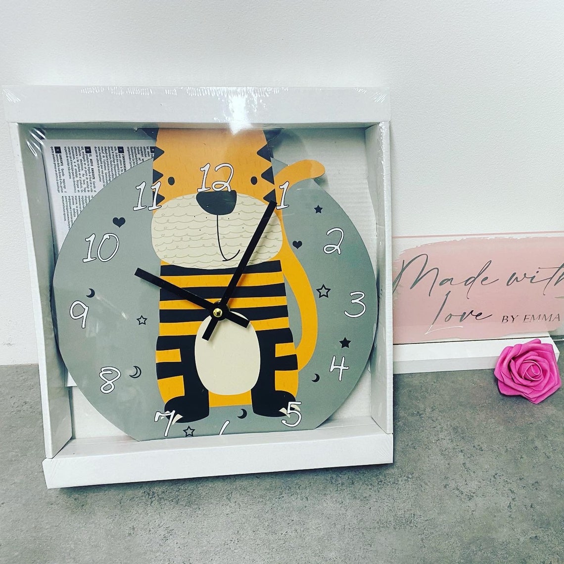 Childrens animal clocks assorted designs Etsy