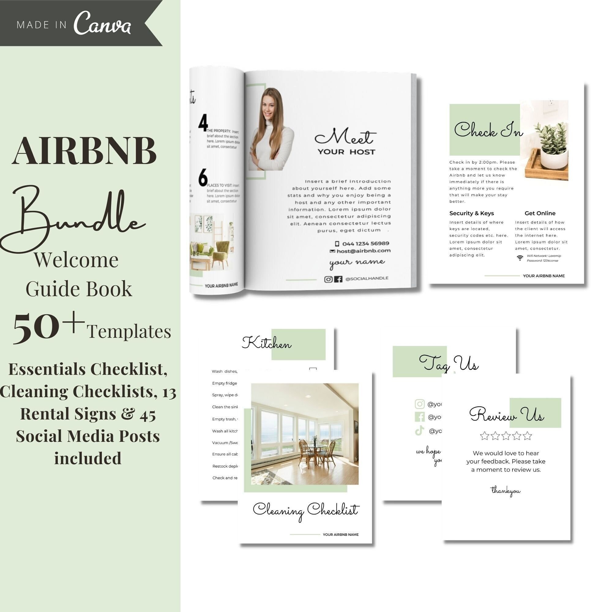 Airbnb Host Bundle Home Rental Pack Super Host Airbnb - Etsy