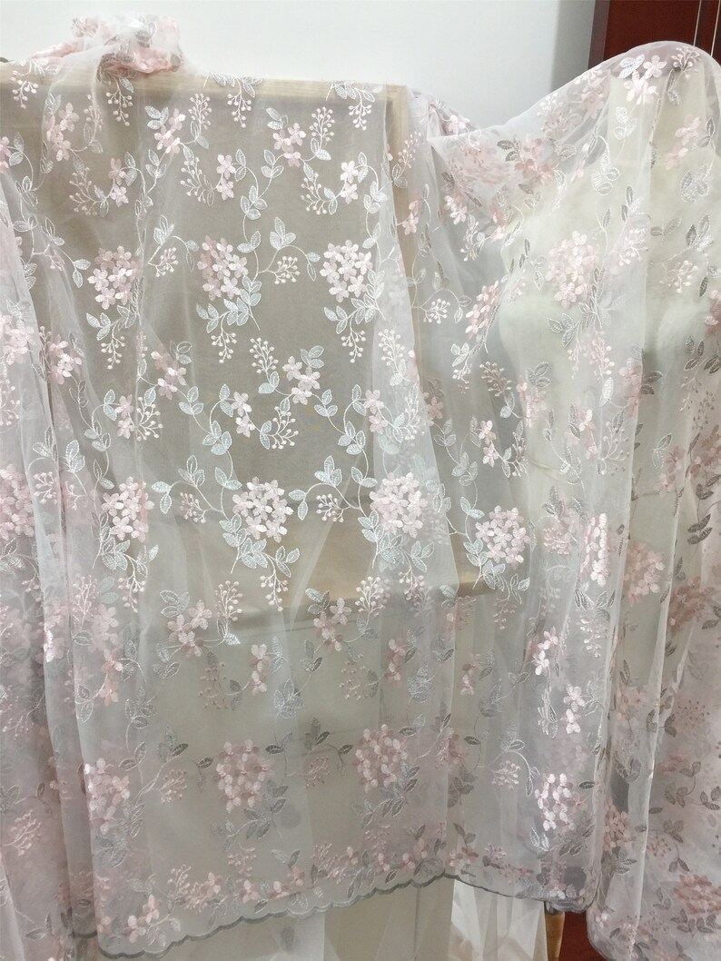 New Arrival Floral Lace Fabric DIY Prom Dress Fabric Evening Etsy