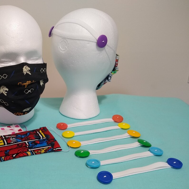 Face Mask Comfort Head Band Extenders Strap Ear Savers Protectors, Made