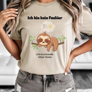 Shirtracer Baumwolltasche - Lustig Faultier Mit Schnecke Design