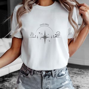 Women's Scorpio shirt, customizable with birthdate, astrological sign, gift for women, Scorpio zodiac sign, personalized