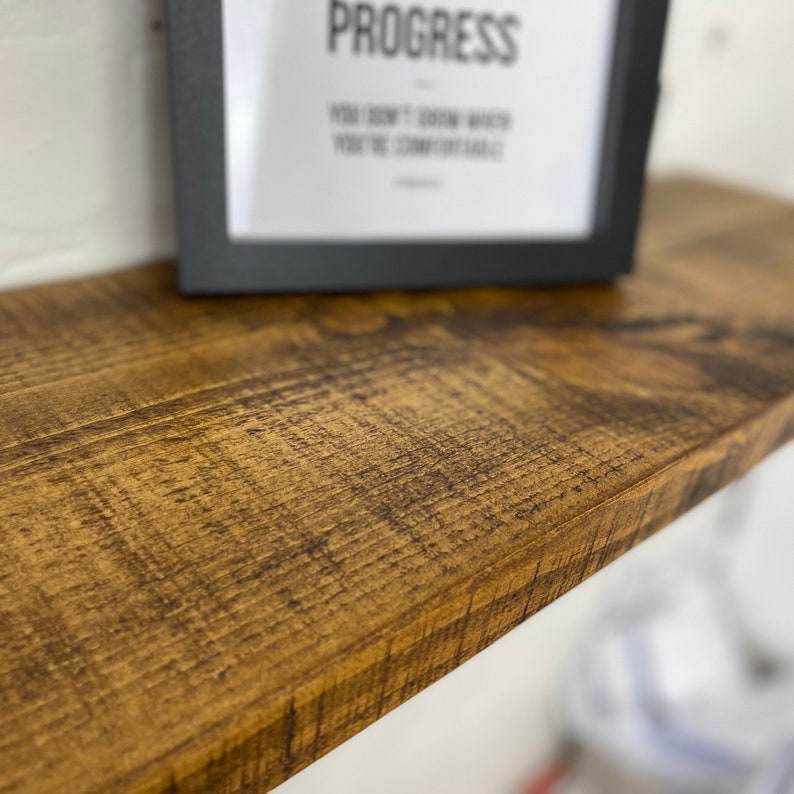 RECLAIMED Scaffold Shelves Wall With Brackets Handmade Rustic Etsy UK