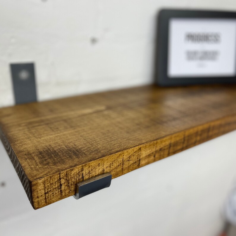 RECLAIMED Scaffold Shelves Wall With Brackets Handmade Rustic Etsy UK