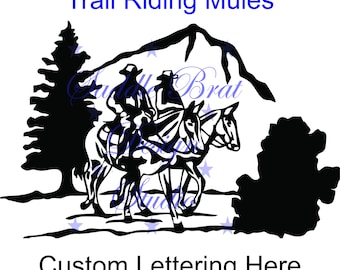 HEADING TO MY HAPPY PLACE Trail Rider Horse Love Vinyl Decal Sticker F 