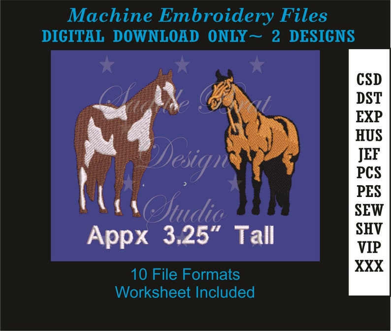 Paint and Quarter Horse Buckskin Standing Horse Etsy