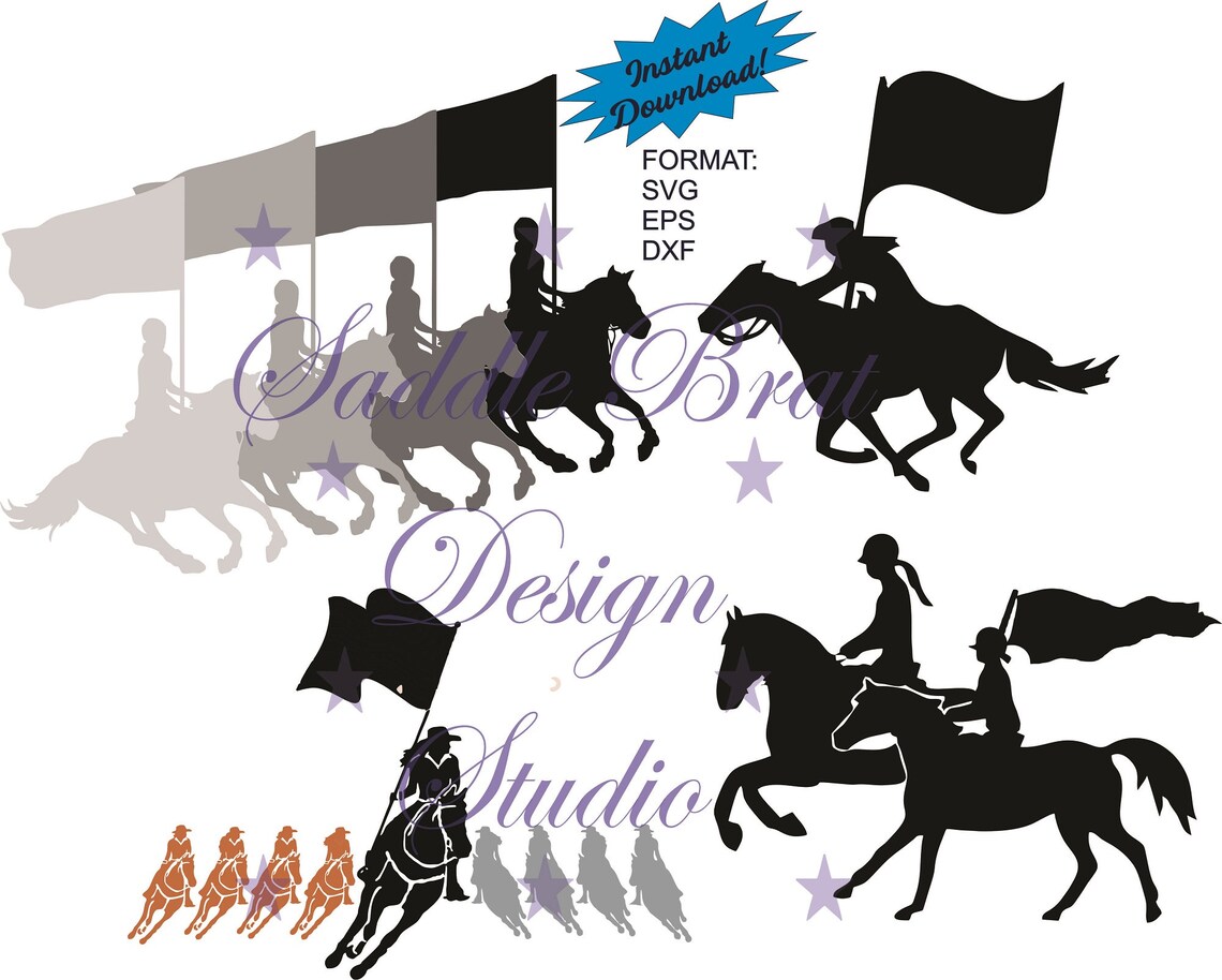 Paquete EQUESTRIAN DRILL TEAM svg png dxf Cricut Etsy España